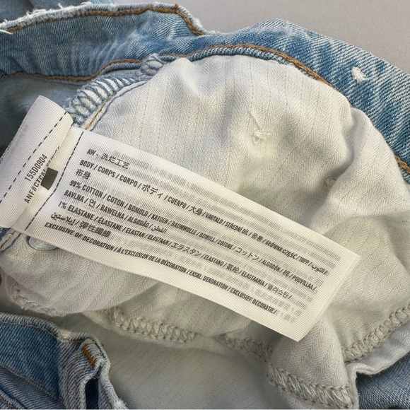 Abercrombie & Fitch Curve Love The Ankle Straight Ultra High Rise Jeans 31 12L - Picture 11 of 13